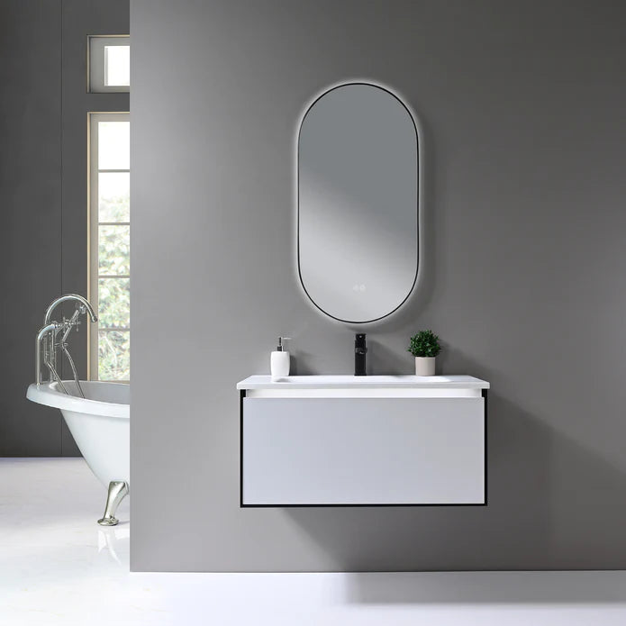 Framed Back Light LED Mirror - LMF924B