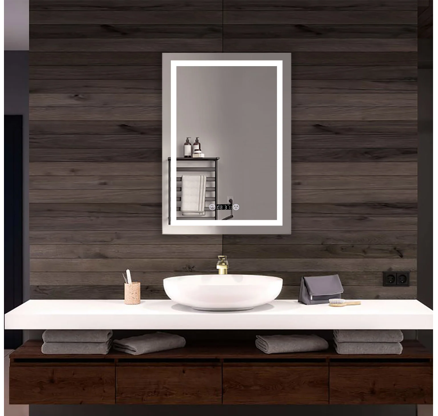 Bathroom LED Vanity Mirror w/ Built-in Bluetooth Speaker - MSL-105T