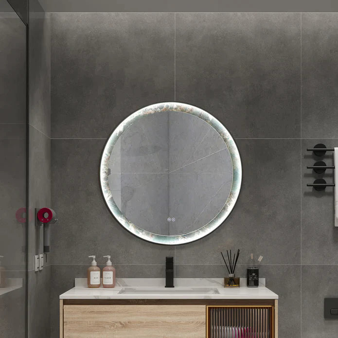 Bathroom LED Vanity Mirror (Amazon Green Background) - LEDBMF624-GSLAB