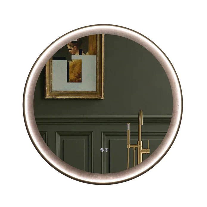 Bathroom LED Vanity Mirror (Black Blackground) - LEDBMF624BSS