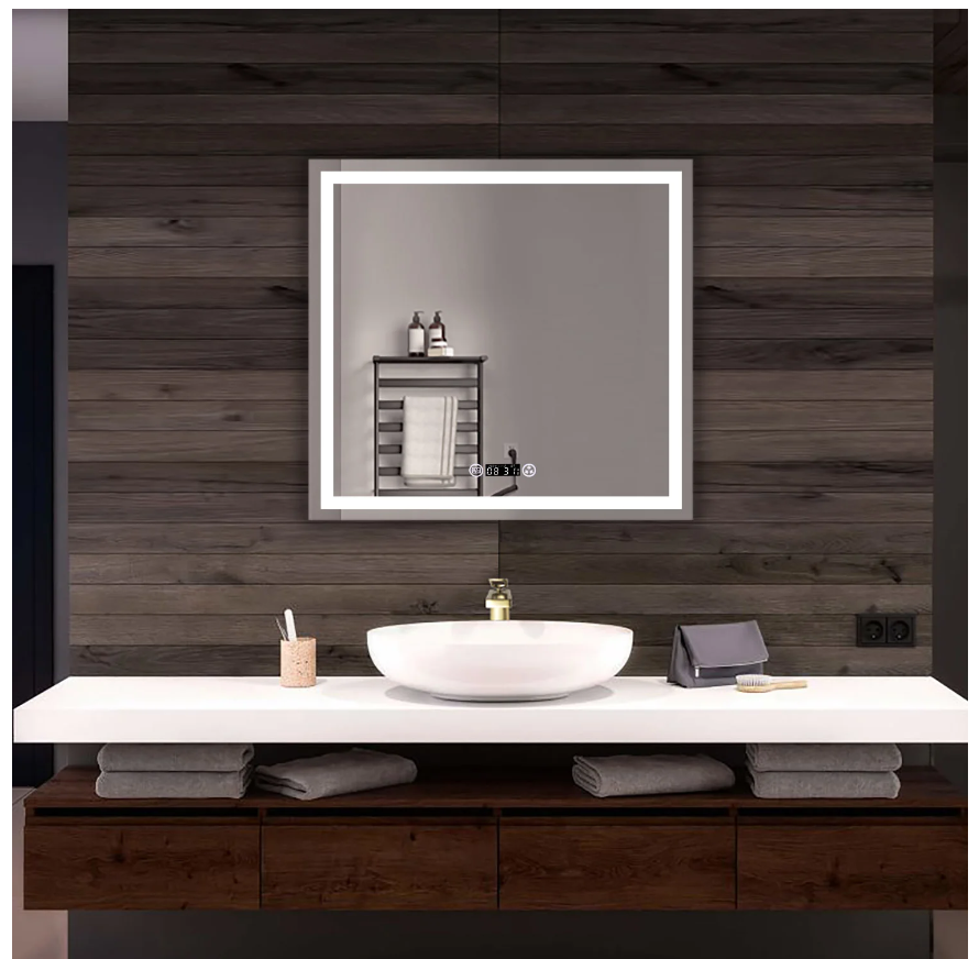 Bathroom LED Vanity Mirror w/ Built-in Bluetooth Speaker - MSL-105T