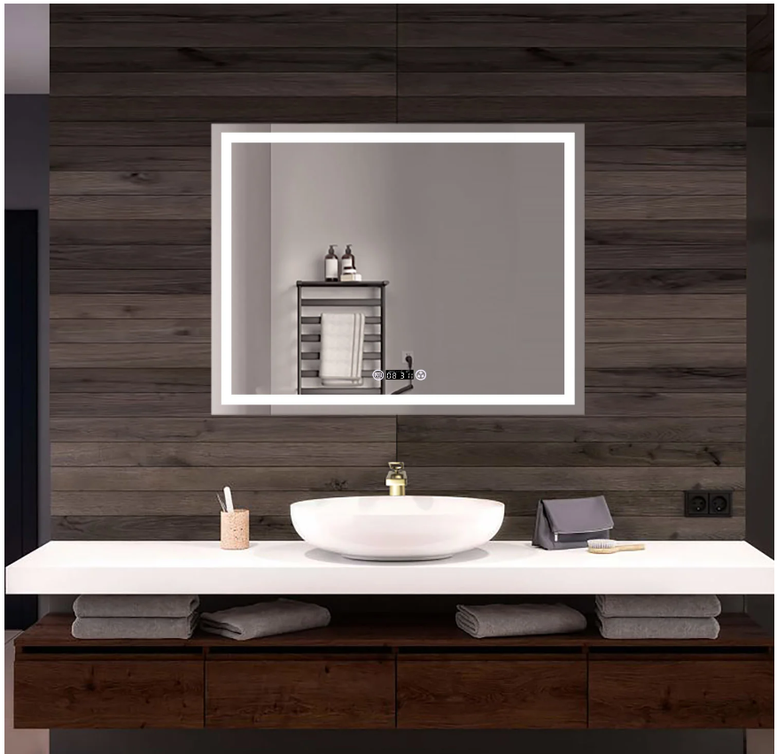 Bathroom LED Vanity Mirror w/ Built-in Bluetooth Speaker - MSL-105T