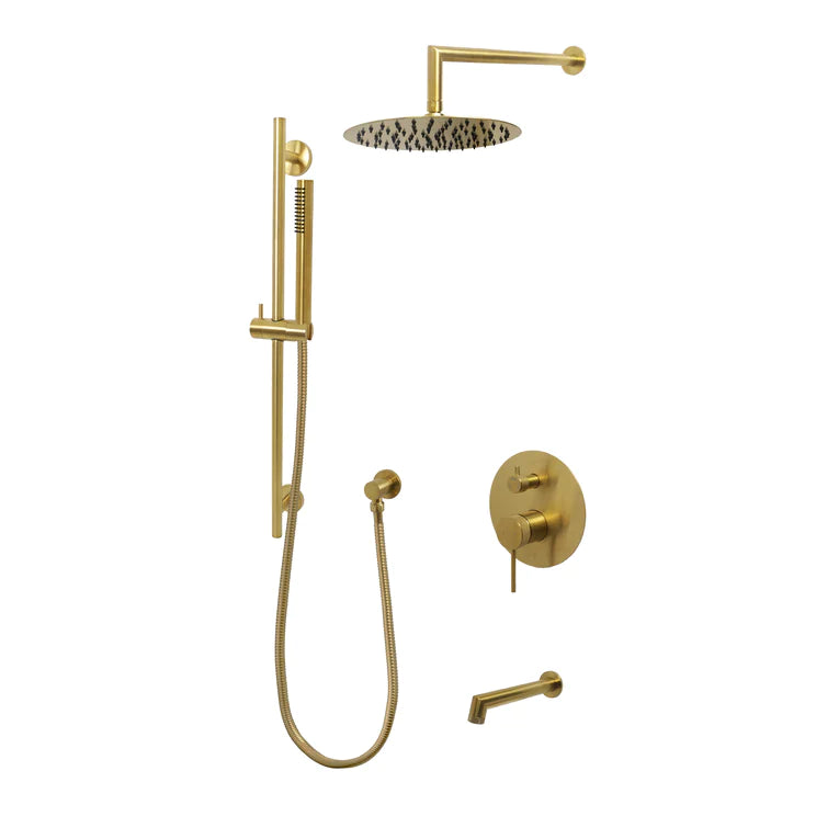 3-Way Pressure Balanced Shower System W/ Sliding Bar F55200-W10ATS