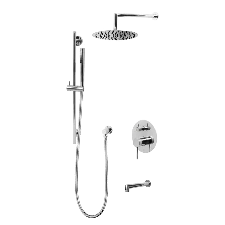 3-Way Pressure Balanced Shower System W/ Sliding Bar F55200-W10ATS
