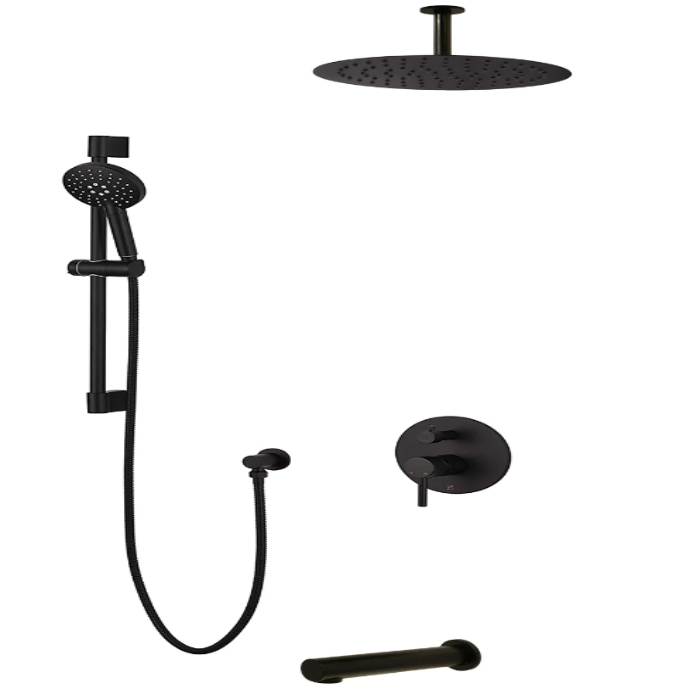 Three Way Pressure Balanced Shower System - F55104-4C12ATS