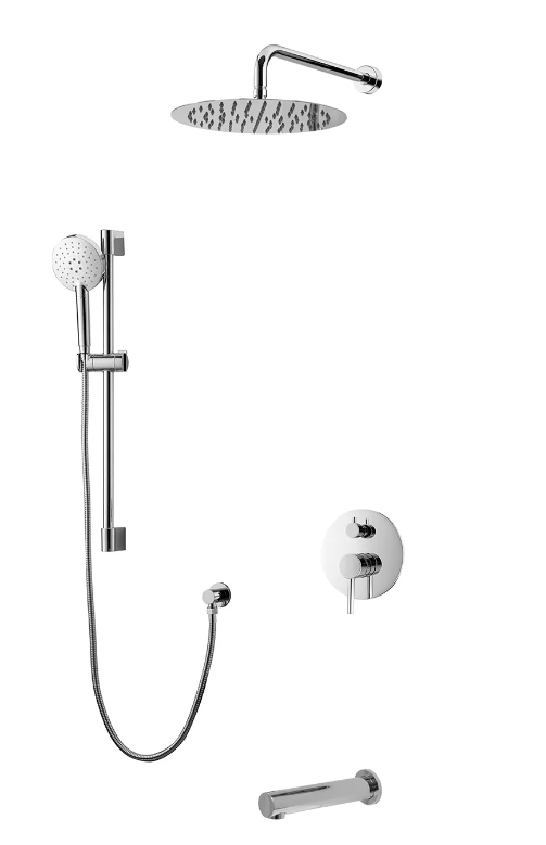 Three Way Pressure Balanced Shower System - F55104-4C12ATS