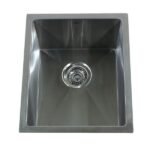 15" Black Bar Stainless Steel -Nano Coated PVD Sink