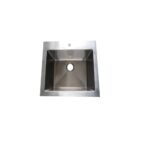 Laundry Sink - 24" - Stainless Steel and Brushed Nickel