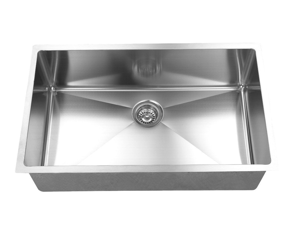 ES-2818-9S-RD Farmhouse/Apron Kitchen Sink - 28" - Stainless Steel - Image 1