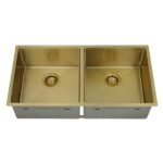 32" Gold Double Stainless Steel -Nano Coated PVD Sink