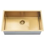32" Gold Single Stainless Steel -Nano Coated PVD Sink