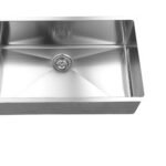 Single Undermount Sink - 34" - Stainless Steel