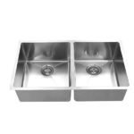 Double Undermount Sink - 36" - Stainless Steel