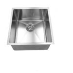 Single Undermount Sink - 17.75" - Stainless Steel - Nickel