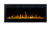 Flamehaus Electric LED Fireplace Insert - 50"- Black