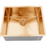 Single Undermount Sink - 23" - Stainless Steel - Nickel