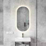 MODERNO Runway Style Backlit Frameless Bathroom LED Mirror