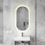 MODERNO Runway Style Backlit Frameless Bathroom LED Mirror