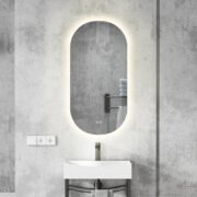 MODERNO Runway Style Backlit Frameless Bathroom LED Mirror - Image 2
