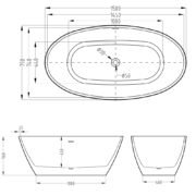 EGG PLUS One Piece Bathtub - Image 5