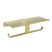 Bathroom Toilet Paper Double Holder With Shelf - Image 2