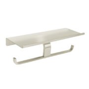 Bathroom Toilet Paper Double Holder With Shelf - Image 4