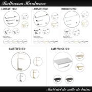 Bathtub Freestanding Double Towel Stand - Image 6