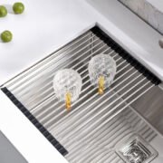 32" Workstation Under Mount Single Bowl Kitchen Sink In 16 Gague - Image 11