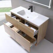 Modern Floor Cabinet Vanities Combination Kit 1 - FV3810 + BASIN3810 - Image 4