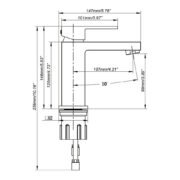 MADISON Single Hole Bathroom Faucet - Image 10