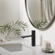 TIMELYSS Single Hole Bathroom Faucet - Knurled Version