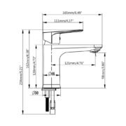 PIANA Single Hole Bathroom Faucet - Image 4