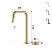 NoHo 2-piece Vessel Sink Bathroom Faucet - Image 7