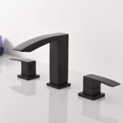 SATRO Three Holes Widespread Bathroom Faucet - Image 3