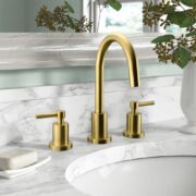 ELEGANTE Three Holes Widespread Bathroom Faucet - Image 2