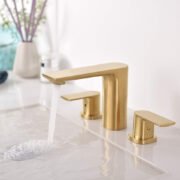 TIMELYSS Three Holes Widespread Bathroom Faucet - Image 13