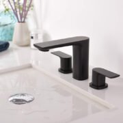 TIMELYSS Three Holes Widespread Bathroom Faucet - Image 9