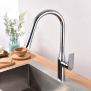 TIMELYSS Pull-down Dual Spray Kitchen Faucet - Image 4