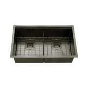 32" Workstation Undermount Double Bowls 50/50 Kitchen Sink In 16 Gauge - Image 7