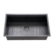 32" Workstation Under Mount Single Bowl Kitchen Sink In 16 Gague - Image 5
