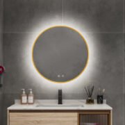 ROUNDY Framed Back Light LED Mirror