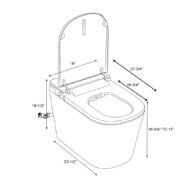 HygeniQ Smart toilets with built-in tank Integrated Smart Toilet - SMT-M6 - Image 2
