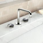 MARMO Three Holes Widespread Bathroom Faucet