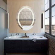 OVAL Bathroom LED Vanity Mirror - Image 3