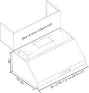 Maxair Undermount Hood -1100 CFM - Stainless Steel - Image 3