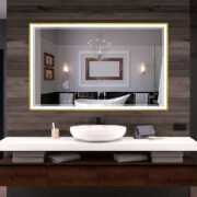 INFINITY SP Front-lit Framed Bathroom LED Vanity Mirror - Image 3