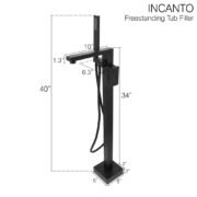 INCANTO Freestanding Tub Faucet - Image 2