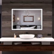 INFINITY SP Front-lit Framed Bathroom LED Vanity Mirror - Image 4