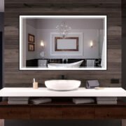 INFINITY SP Front-lit Framed Bathroom LED Vanity Mirror - Image 2