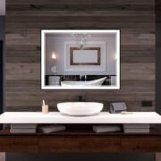 INFINITY SP Front-lit Framed Bathroom LED Vanity Mirror - Image 6